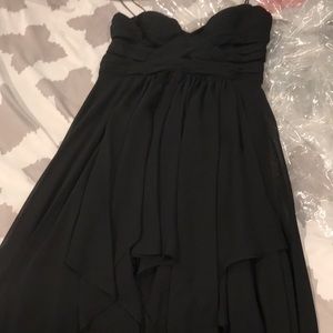 Beautiful, flows black dress. Worn once.